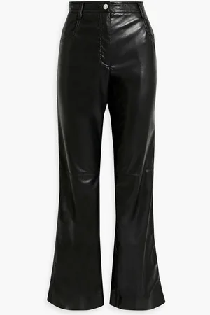 Msgm Faux leather straight-leg pants