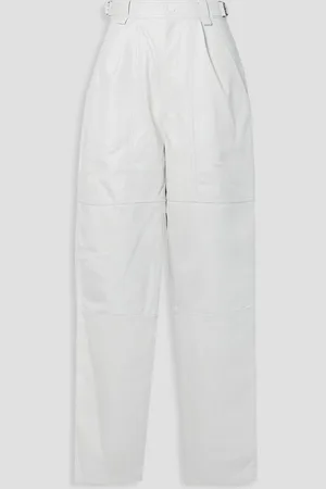 Isabel Marant Ciferim leather tapered pants