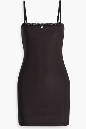 Alexander Wang Embellished stretch-knit mini dress