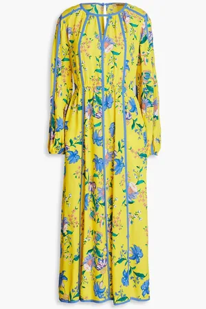 Diane von Furstenberg Scott cutout floral-print crepe midi dress