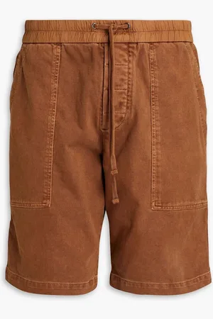 James Perse Cotton-jersey shorts - Brown