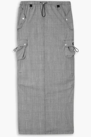 COPERNI Prince of Wales checked wool maxi skirt