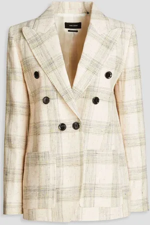 Isabel Marant Ribbed wool and mohair-blend sweater - White