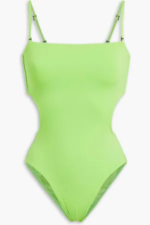 Bondi Born Lena cutout swimsuit - Green