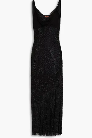Missoni Crystal-embellished silk midi dress