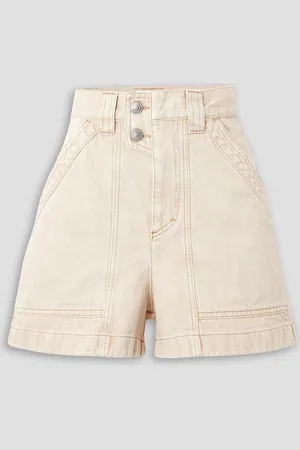 Marant Etoile Sintio denim shorts - White