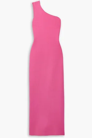 ADAM LIPPES One-shoulder draped knitted maxi dress