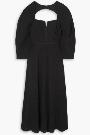 Mara Hoffman Violeta textured stretch-cotton midi dress