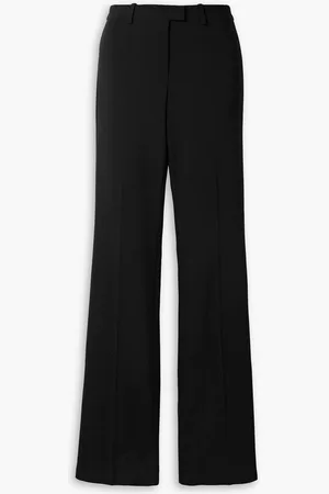 Michael Kors Yasmeen stretch wool-blend crepe flared pants
