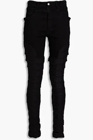 Rick Owens Cutout high-rise skinny jeans