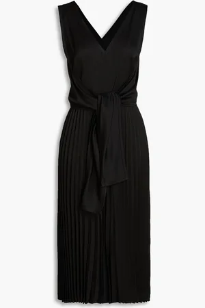 3.1 Phillip Lim Plissé satin-crepe midi dress