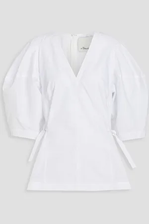 3.1 Phillip Lim Cotton-blend poplin top