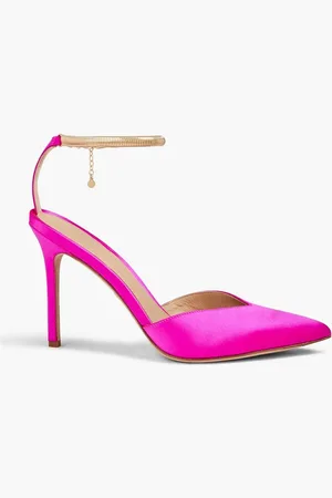 VERONICA BEARD Lisa satin pumps - Pink
