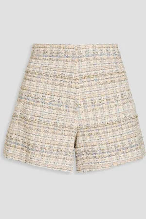 Derek Lam Bouclé-tweed shorts