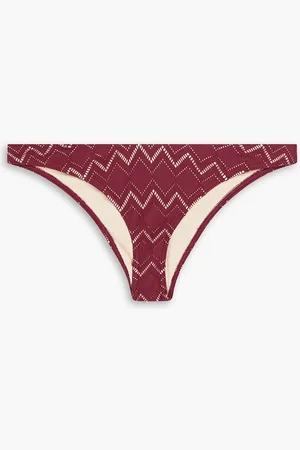 ZIMMERMANN Pointelle-knit low-rise bikini briefs