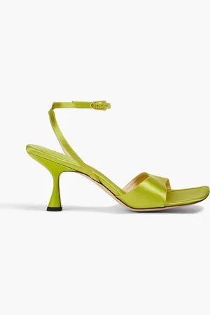 Wandler Satin sandals - Green