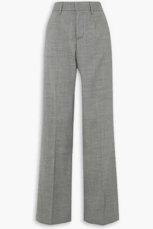 Alessandra Rich Wool-blend straight-leg pants