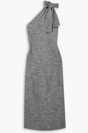 Lisa Marie Fernandez One-shoulder woven maxi dress