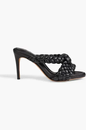 ALEXANDRE BIRMAN Carlotta 85 braided leather mules