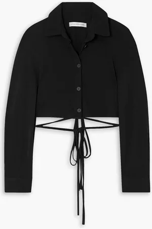 CHRISTOPHER ESBER Cropped jersey shirt