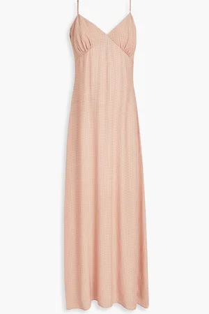 Solid The Rosetta polka-dot satin-crepe midi dress