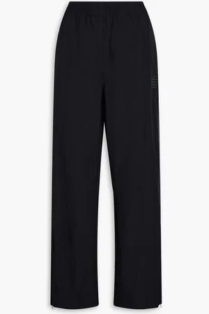 Alexander Wang Printed shell track pants - Blue