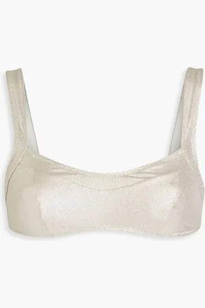 Solid The Molly metallic bikini top - Metallic