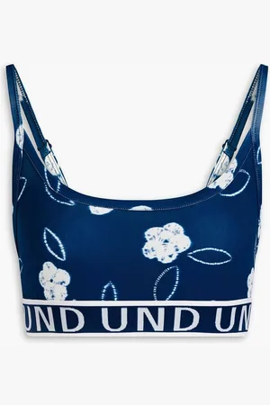 Baum und Pferdgarten Juno printed stretch sports bra - Blue