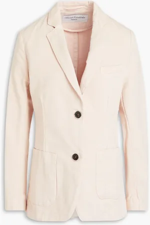 OFFICINE GENERALE Paola denim blazer - Pink