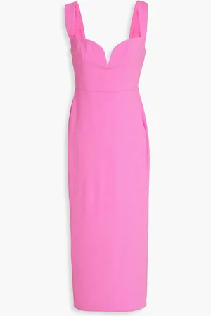 ALEX PERRY Crepe midi dress