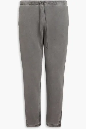 JOHN ELLIOTT French cotton-terry sweatpants - Gray