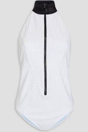 Lisa Marie Fernandez Farrah perforated swimsuit