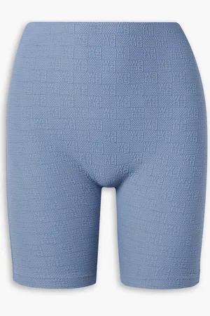 Alexander Wang Stretch-jacquard biker shorts - Purple