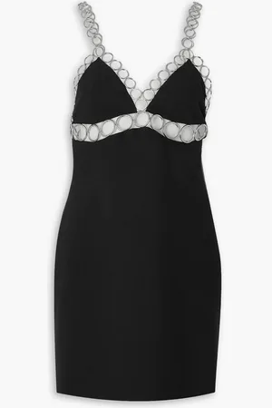 COPERNI Open-back embellished cutout crepe mini dress