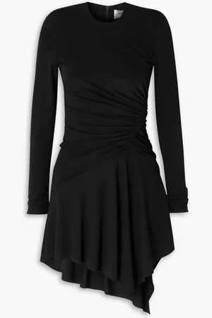 ALEXANDRE VAUTHIER Asymmetric ruched crepe mini dress