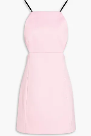 Alexander Wang Cutout duchesse-satin mini dress - Pink