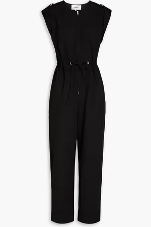 Bash Alia cotton-blend canvas jumpsuit