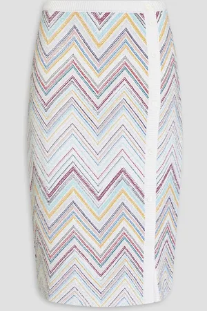 Missoni Sequined crochet-knit skirt