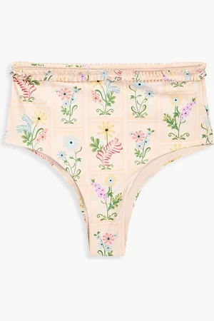 Agua by Agua Bendita Nopal floral-print bikini briefs