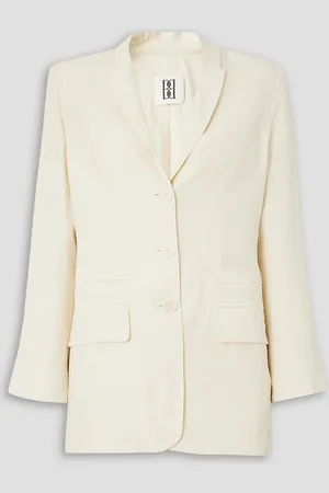 By Malene Birger Porter woven blazer - White