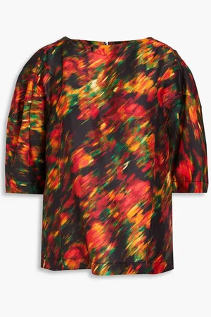 3.1 Phillip Lim Printed satin-twill top
