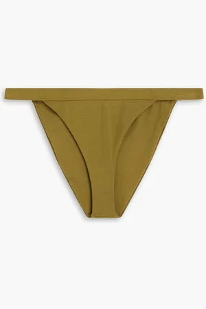 Mara Hoffman Lenni low-rise bikini briefs - Green
