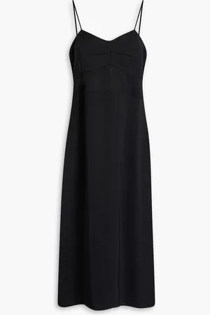 Fabiana Filippi Satin midi slip dress