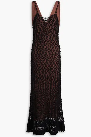 Altuzarra Rivette open-knit wool and silk-blend maxi dress