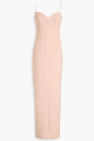 RACHEL GILBERT Bodie crepe gown - Pink
