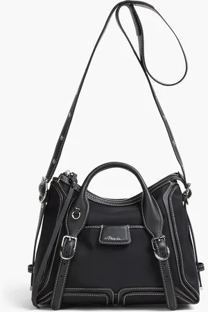 3.1 Phillip Lim Leather-trimmed shell shoulder bag