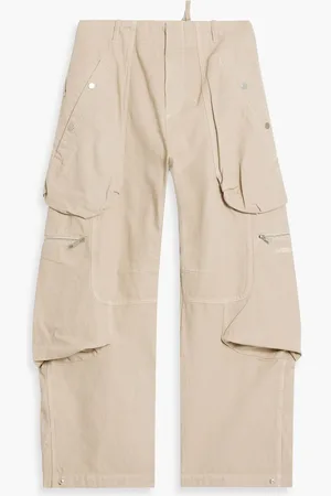 Jacquemus Croissant cotton cargo pants - Neutral