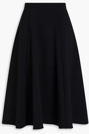 THEORY Crepe midi skirt