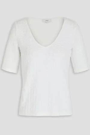 Vince Seersucker top