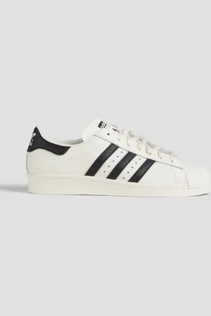 adidas Superstar 82 striped leather sneakers - White
